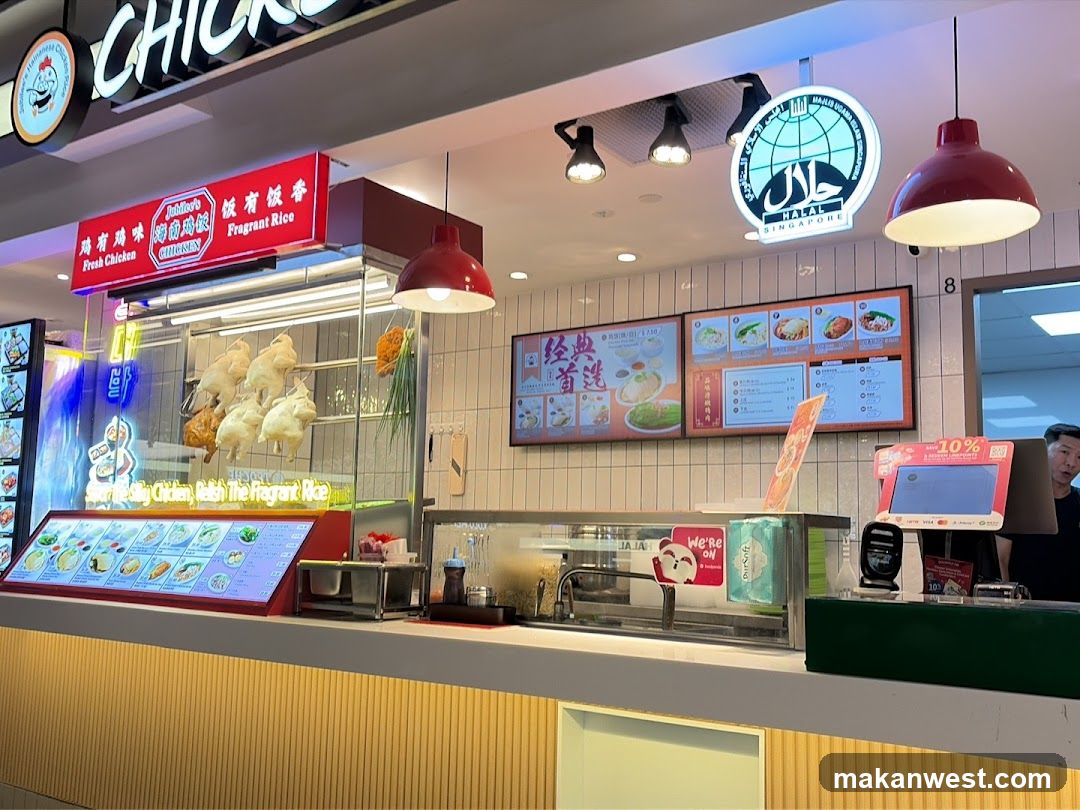 Food Stall Interior View
