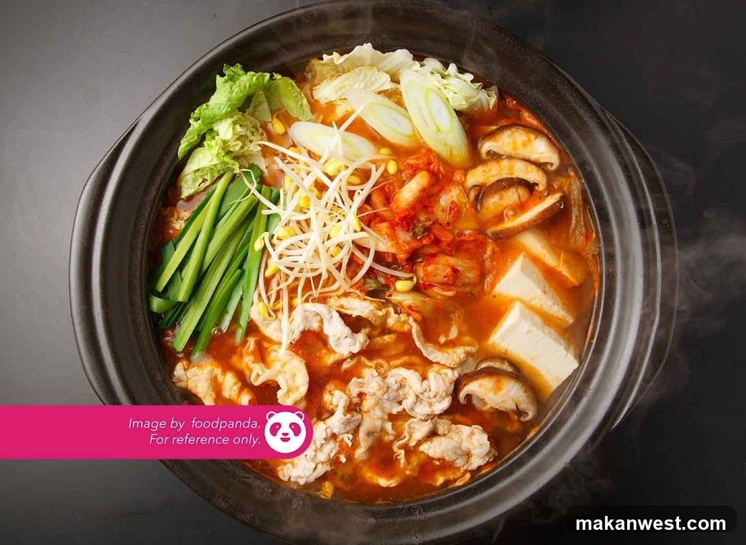 Spicy Korean Stew in Stone Pot