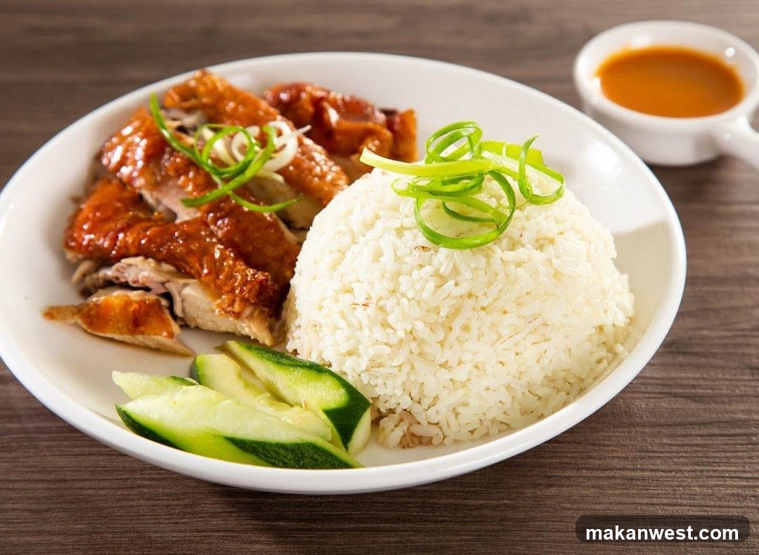 Hainanese Chicken Rice Plate