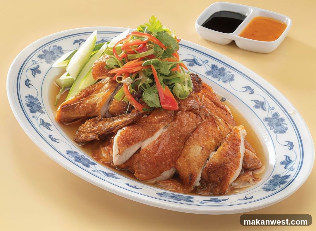 Roast Chicken with Sauces