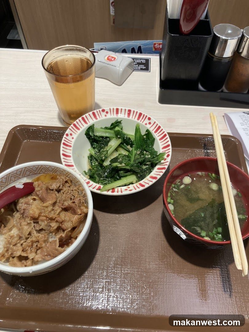 Dining Tray with Japanese Meal