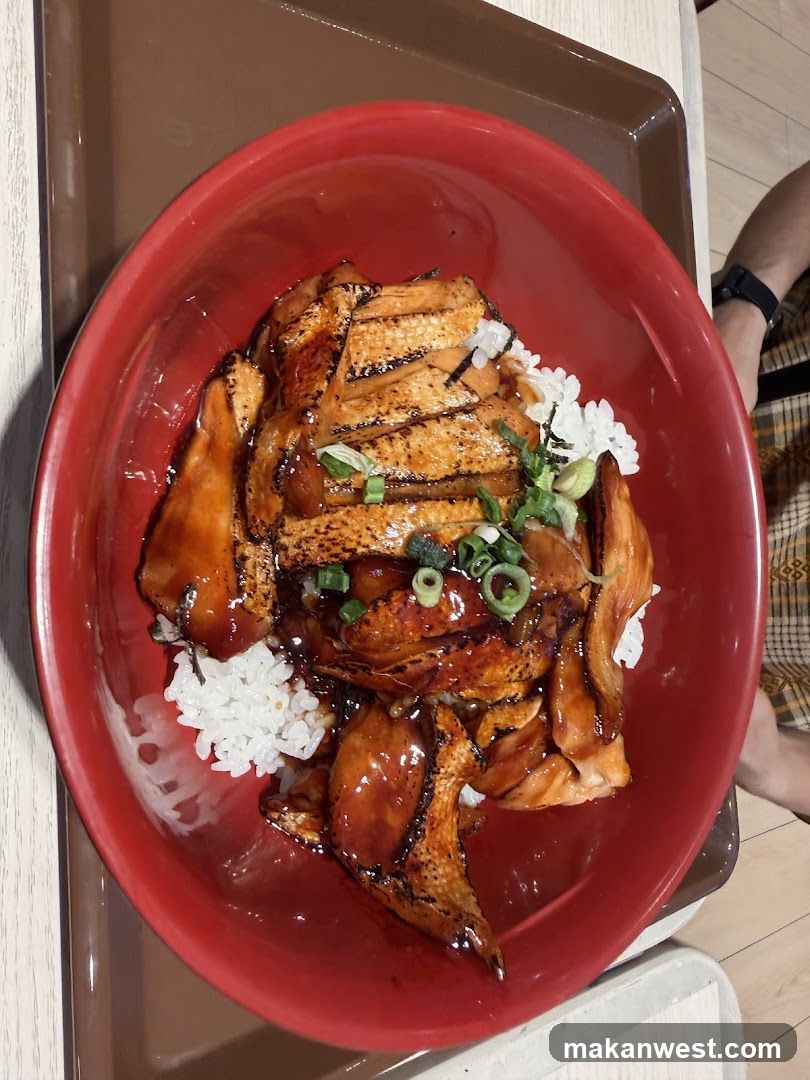 Grilled Fish Rice Bowl