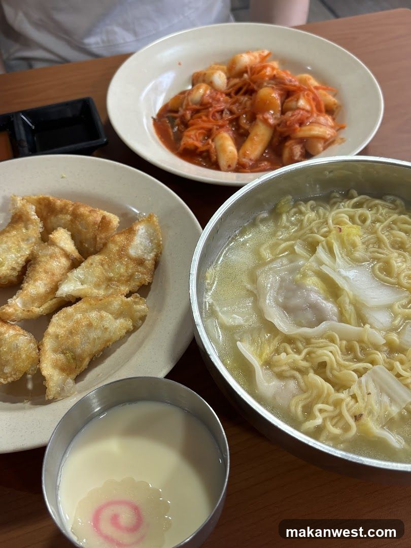 Korean Meal Spread