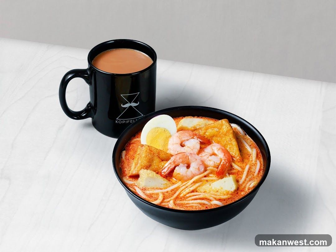 Laksa and Coffee Meal