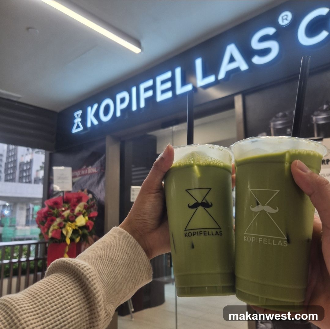 Kopifellas Storefront with Matcha Drinks