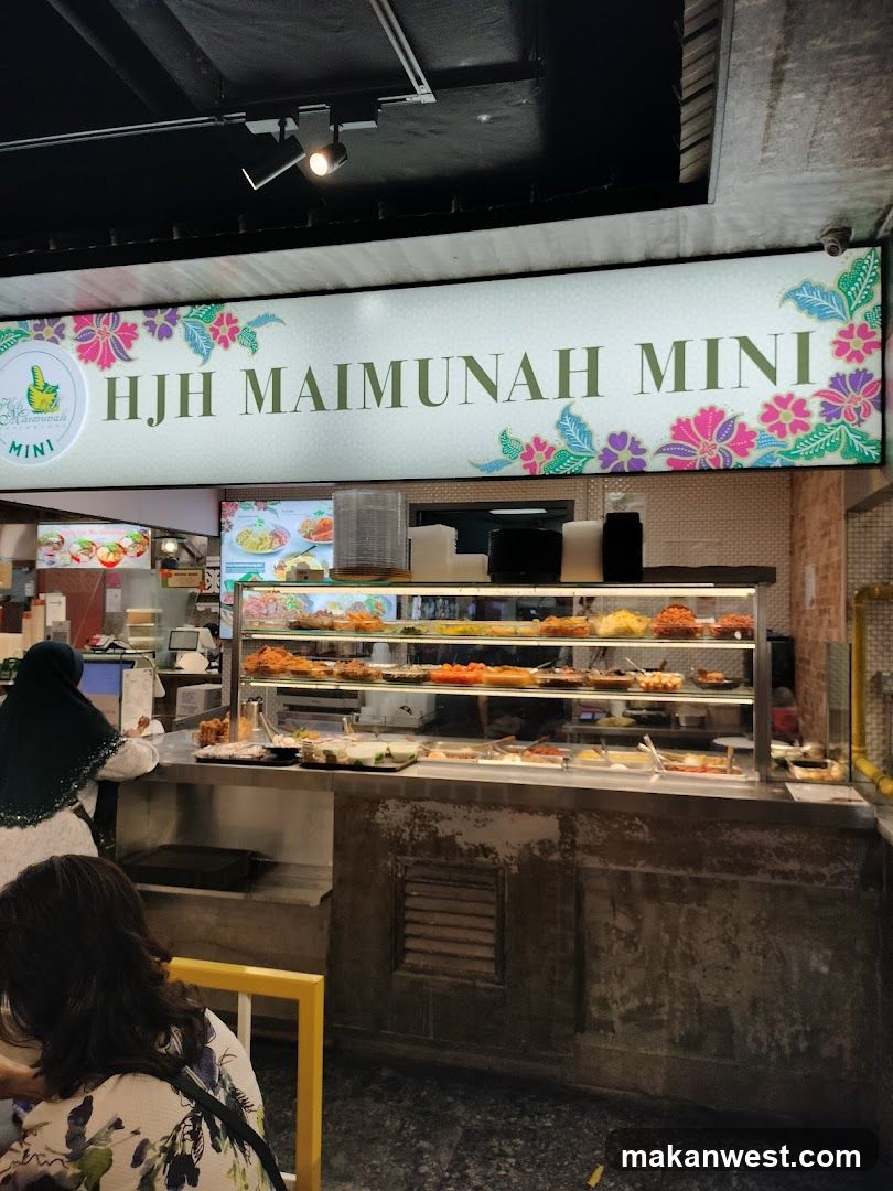 HJH MAIMUNAH MINI Food Stall Interior