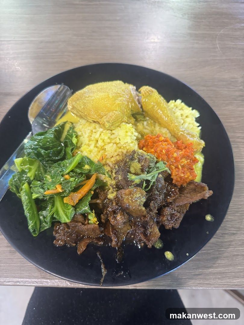 Chicken Rice Plate with Side Dishes