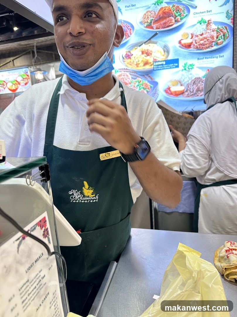 Staff at Food Court Stall