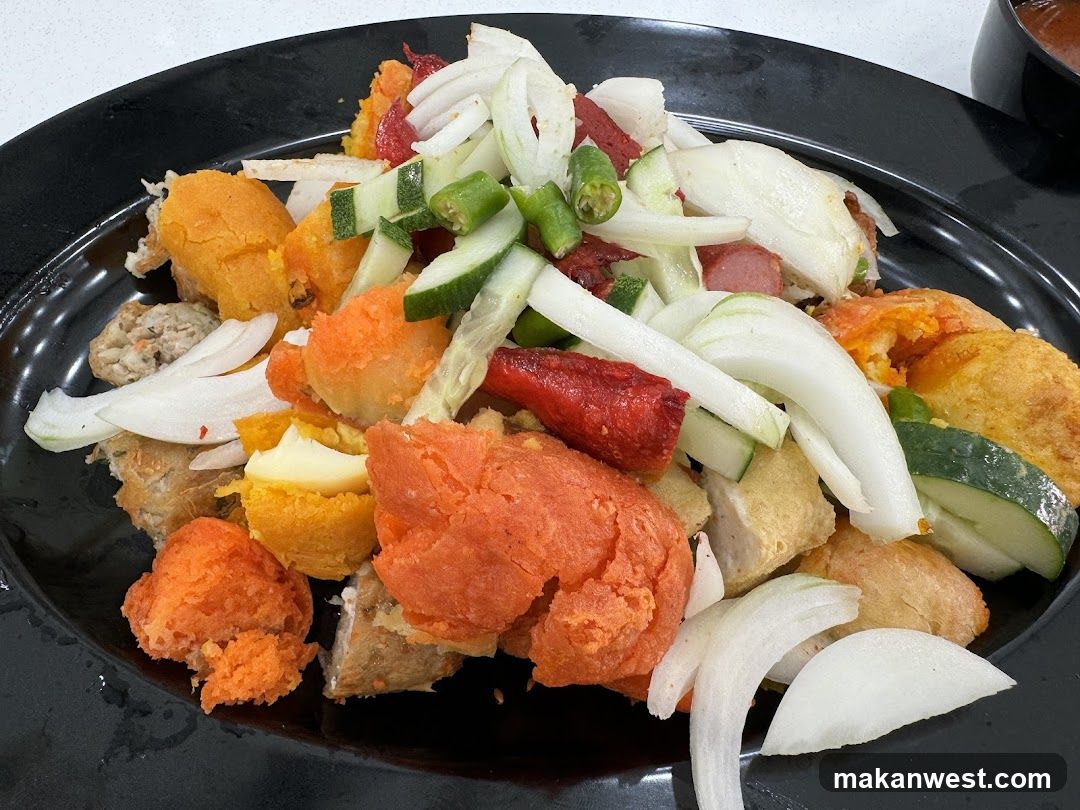 Spicy Crab Salad with Sweet Potato and Vegetables