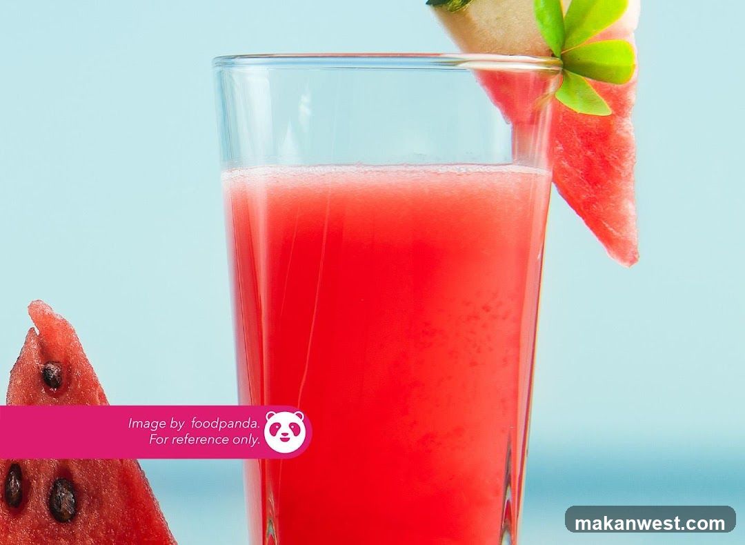 Watermelon Juice with Garnish