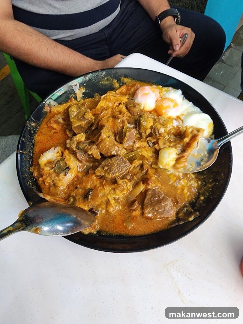 Curry Dish with Fried Egg