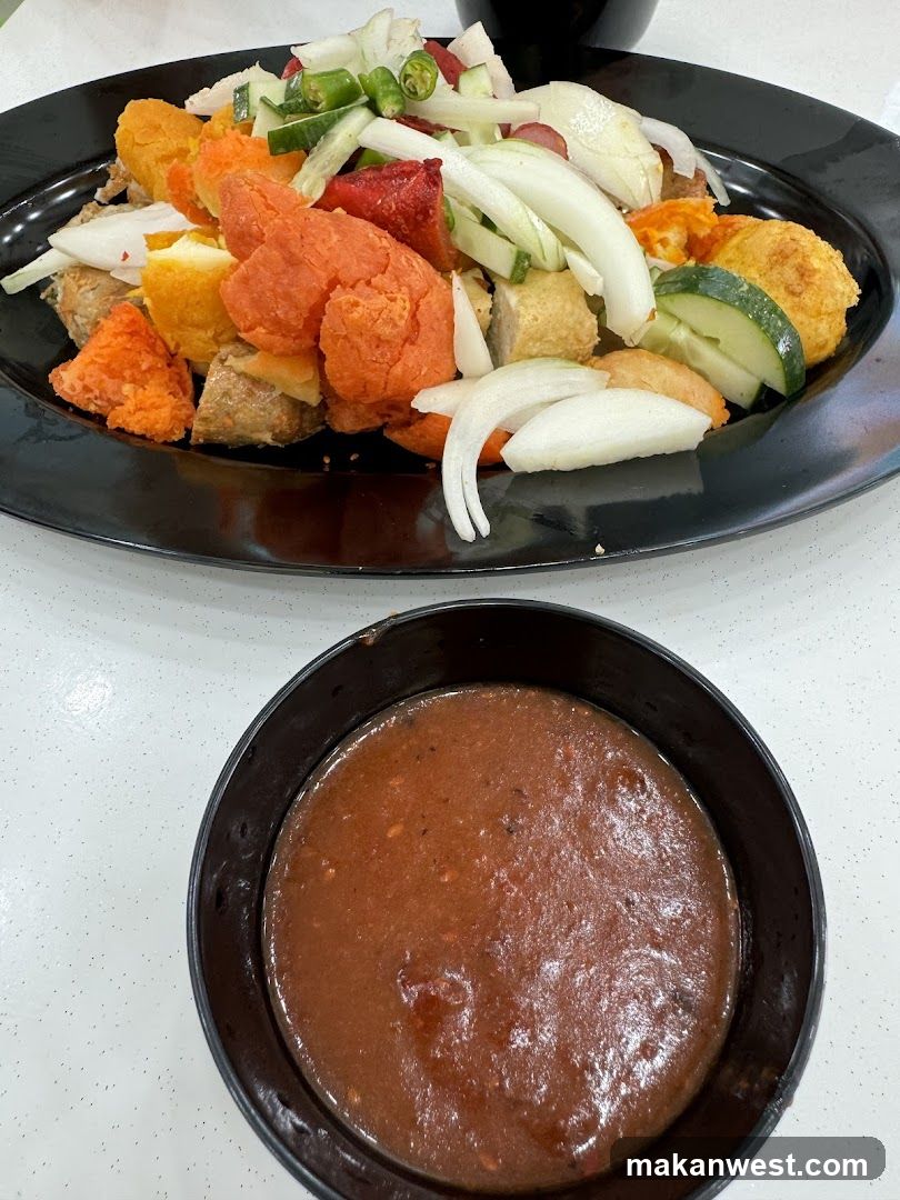 Fried Food with Sauce