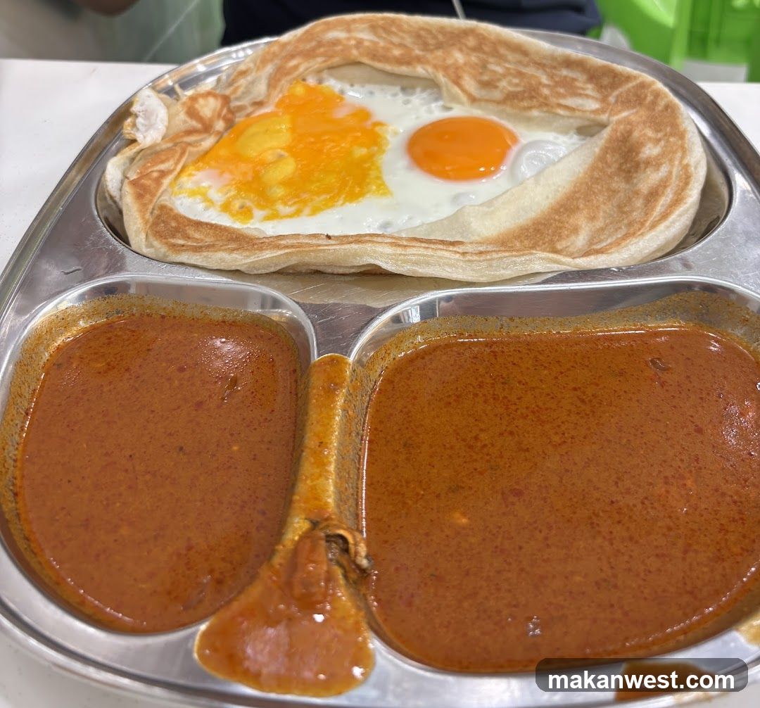 Egg and Curry Meal