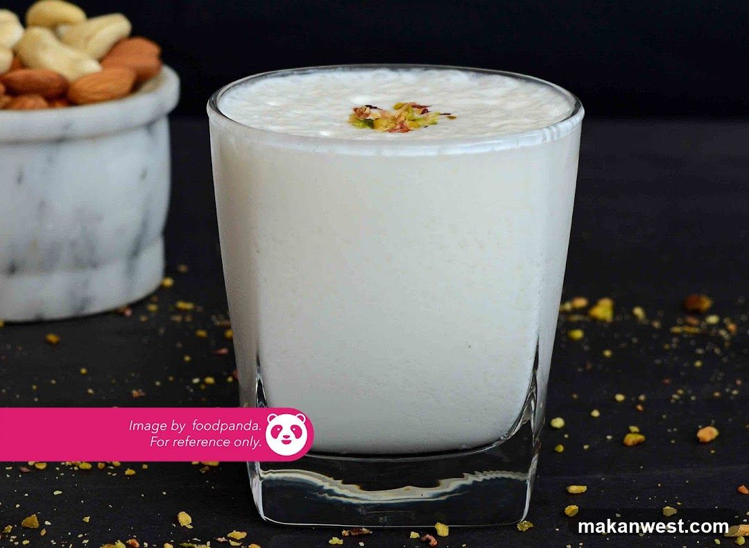 Milkshake with Pistachio Garnish
