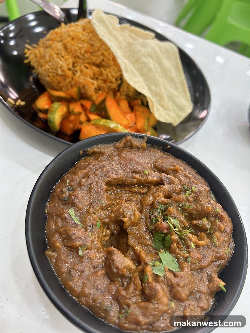 Indian Curry and Rice Dish