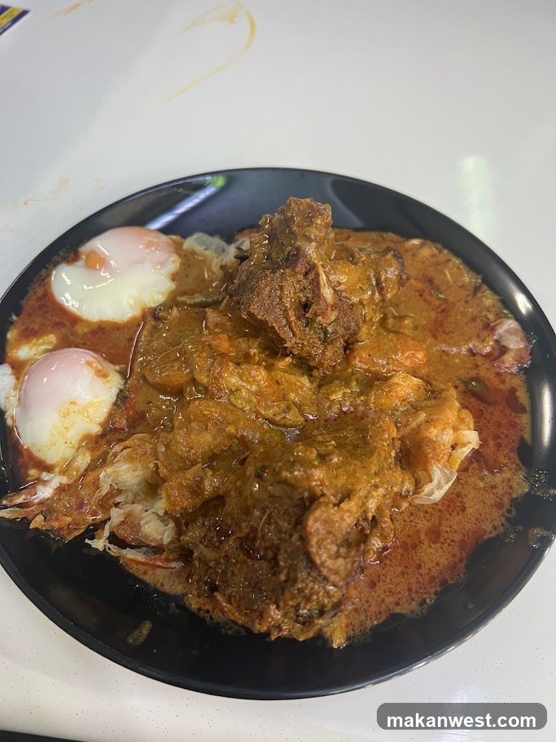 Curry Dish with Fried Egg