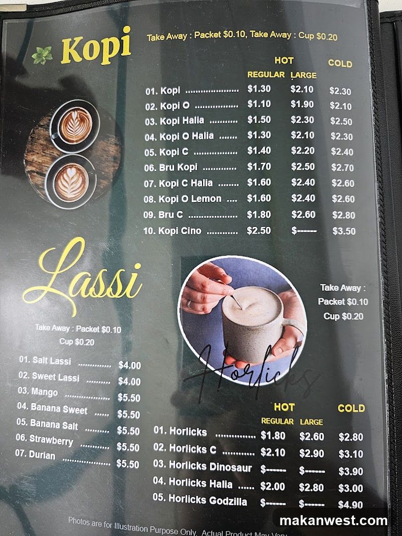 Kopi & Lassi Menu
