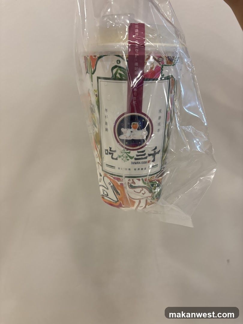 Drink Cup in Plastic Bag