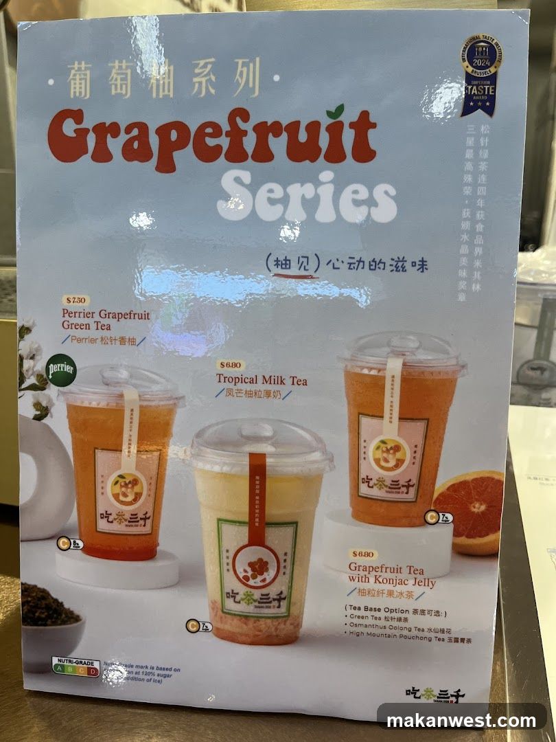 Grapefruit Series Menu