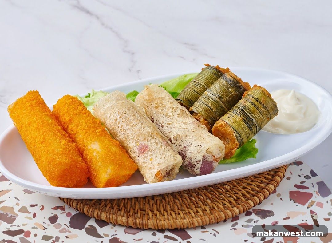 Assorted Spring Rolls with Dip