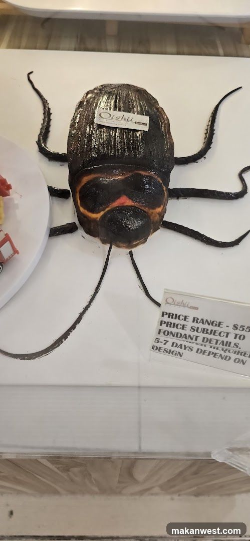 Chocolate Beetle Cake Display