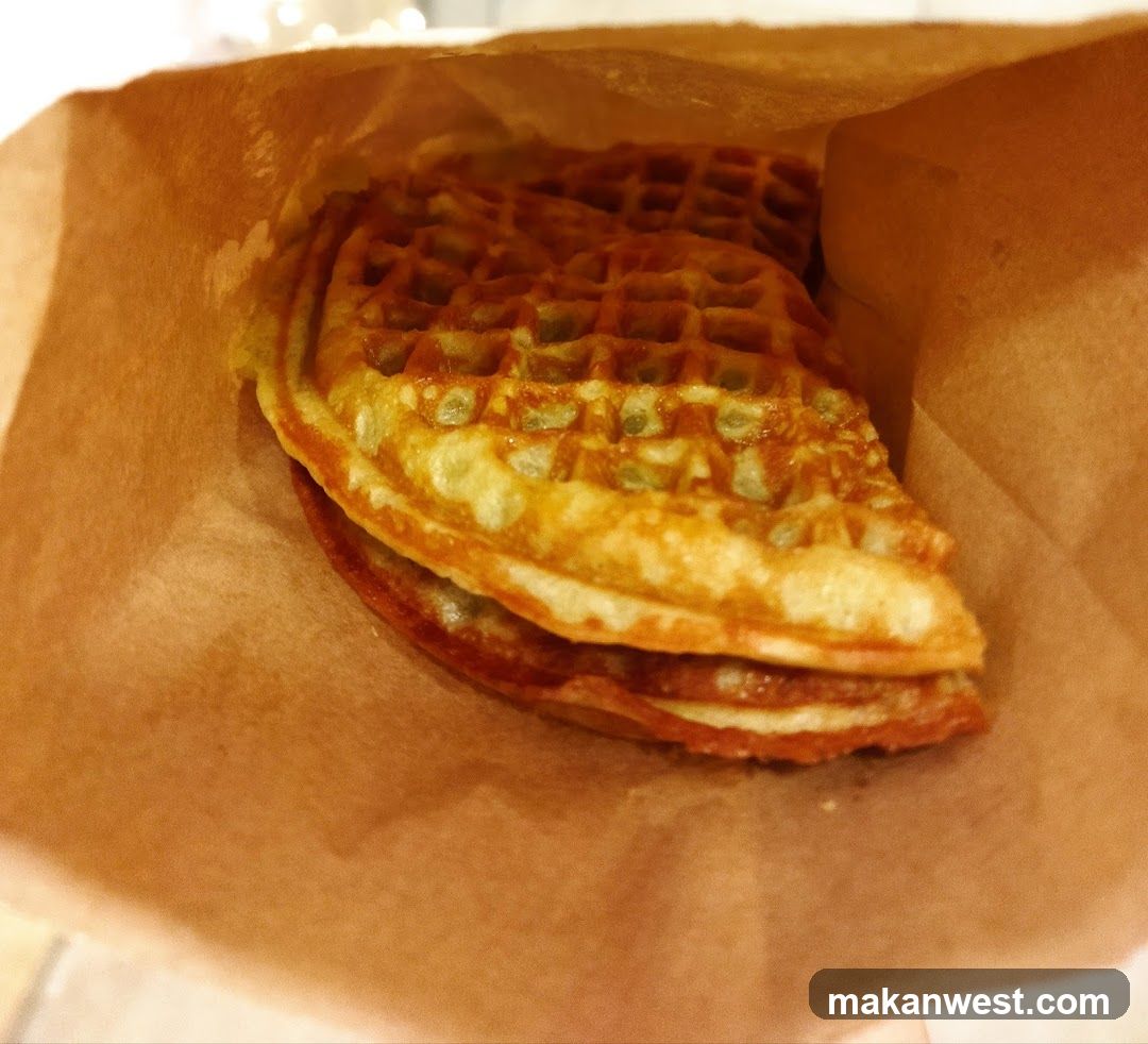 Waffles in Paper Bag