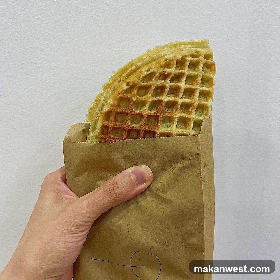 Waffle in Paper Bag
