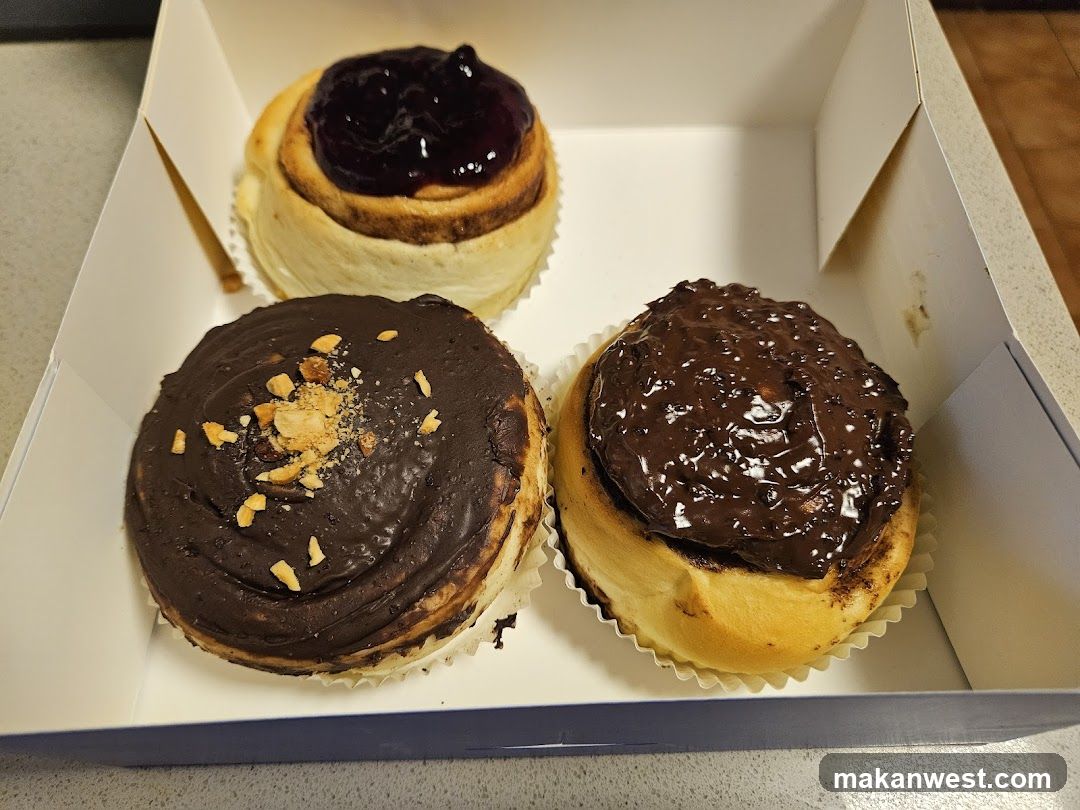 Chocolate and Jam Pastries in Box