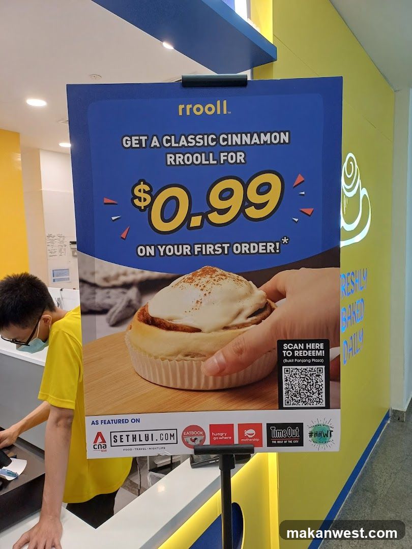 Rrooll Cinnamon Roll Promotion