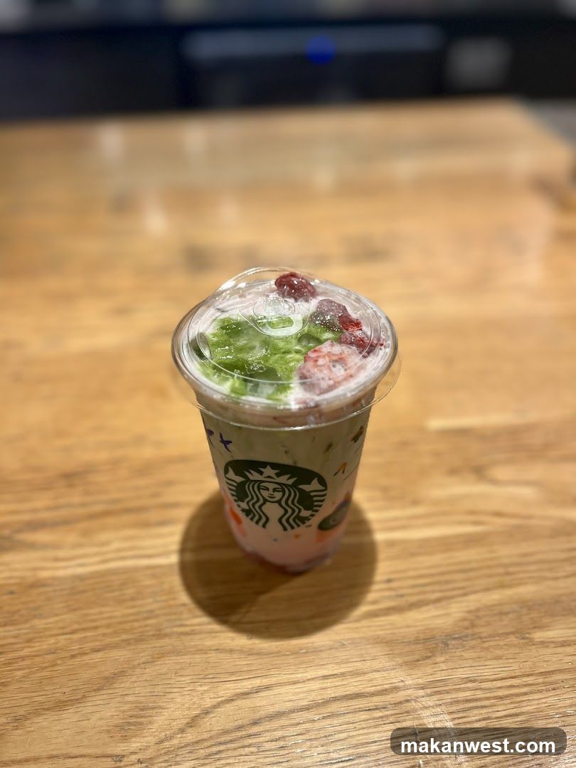 Starbucks Drink with Toppings
