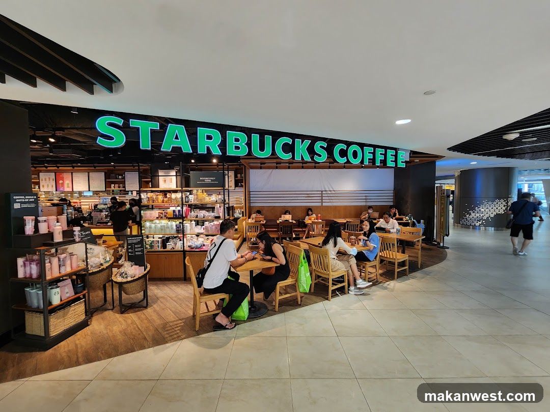 Starbucks Coffee Interior Scene