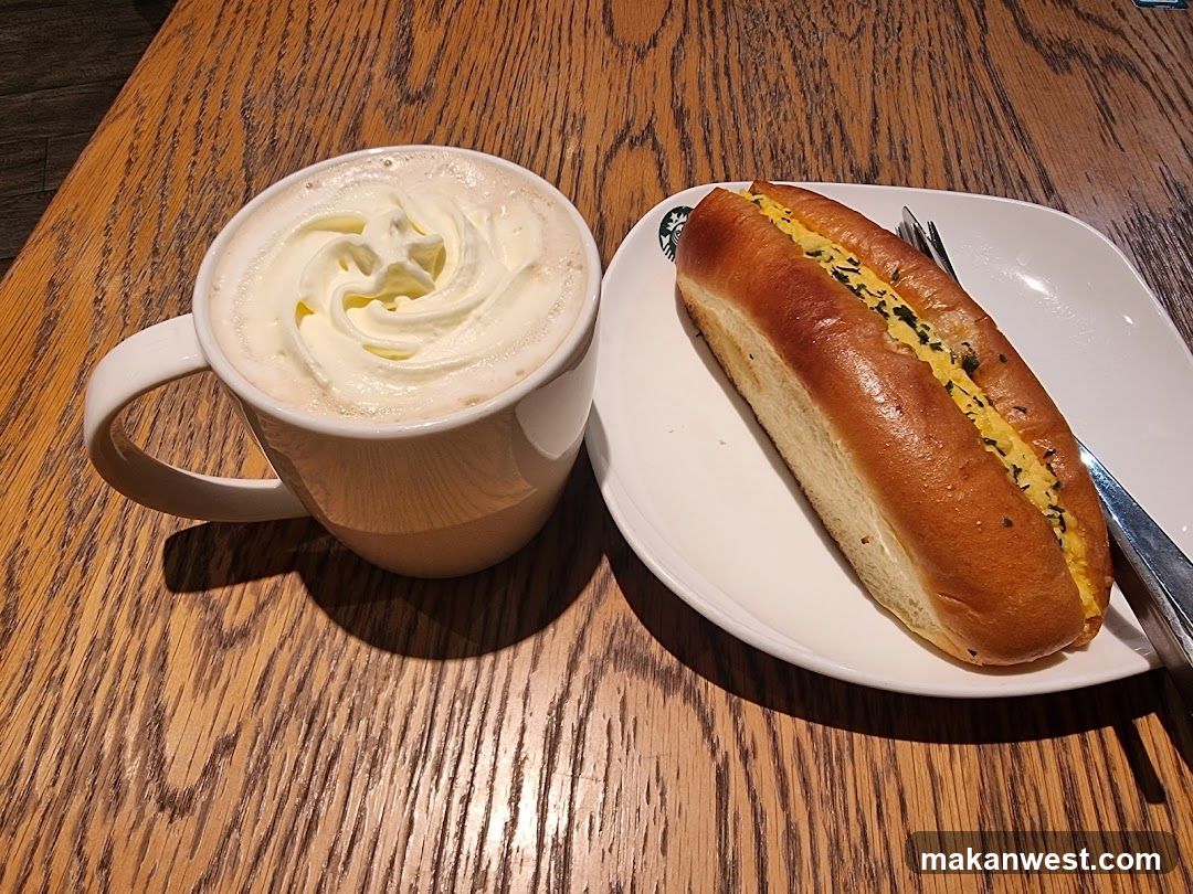 Cappuccino and Hot Dog