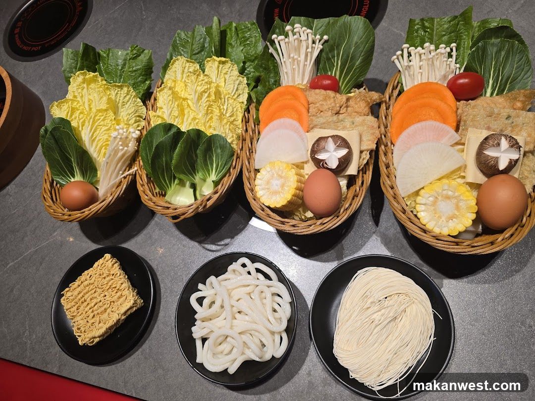 Hot Pot Ingredients Setup