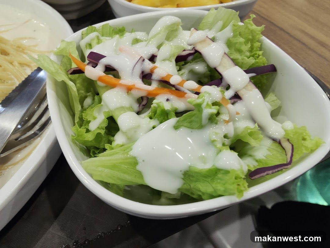 Salad with Dressing