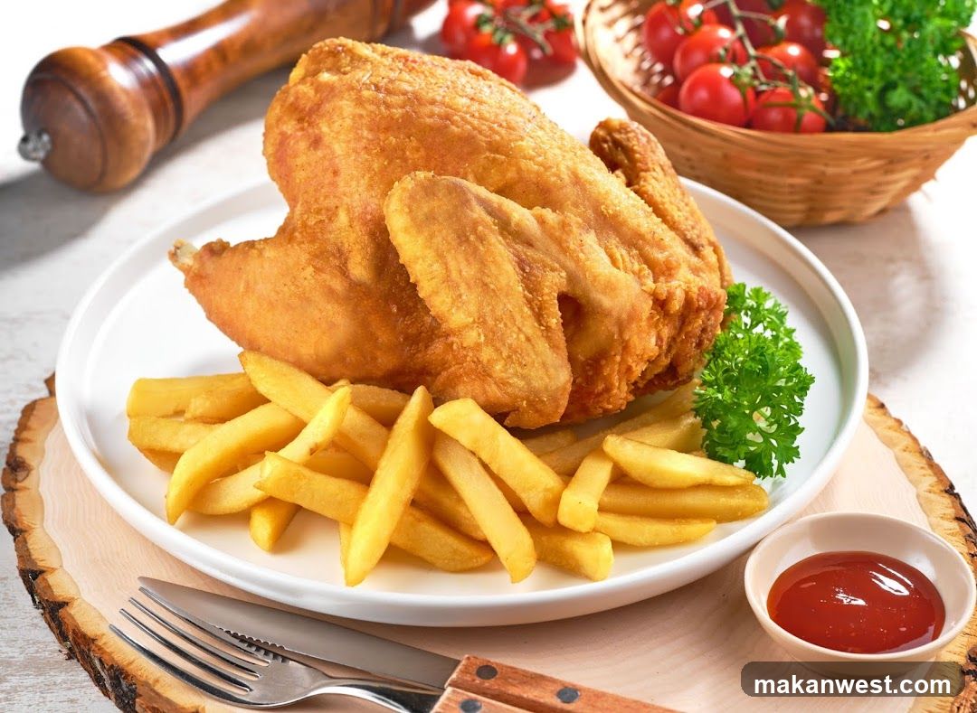 Fried Chicken with Fries