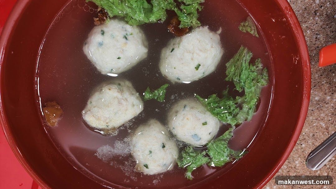 Soup with Dumplings and Greens