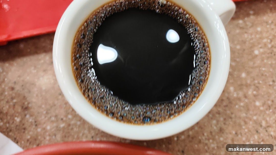 Black Coffee in White Cup