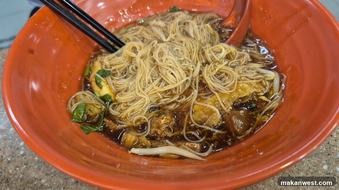 Noodle Bowl with Chopsticks
