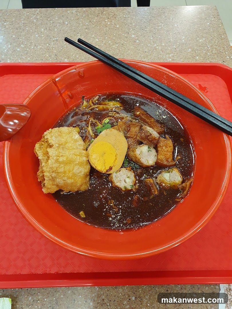 Bowl of Noodles with Toppings