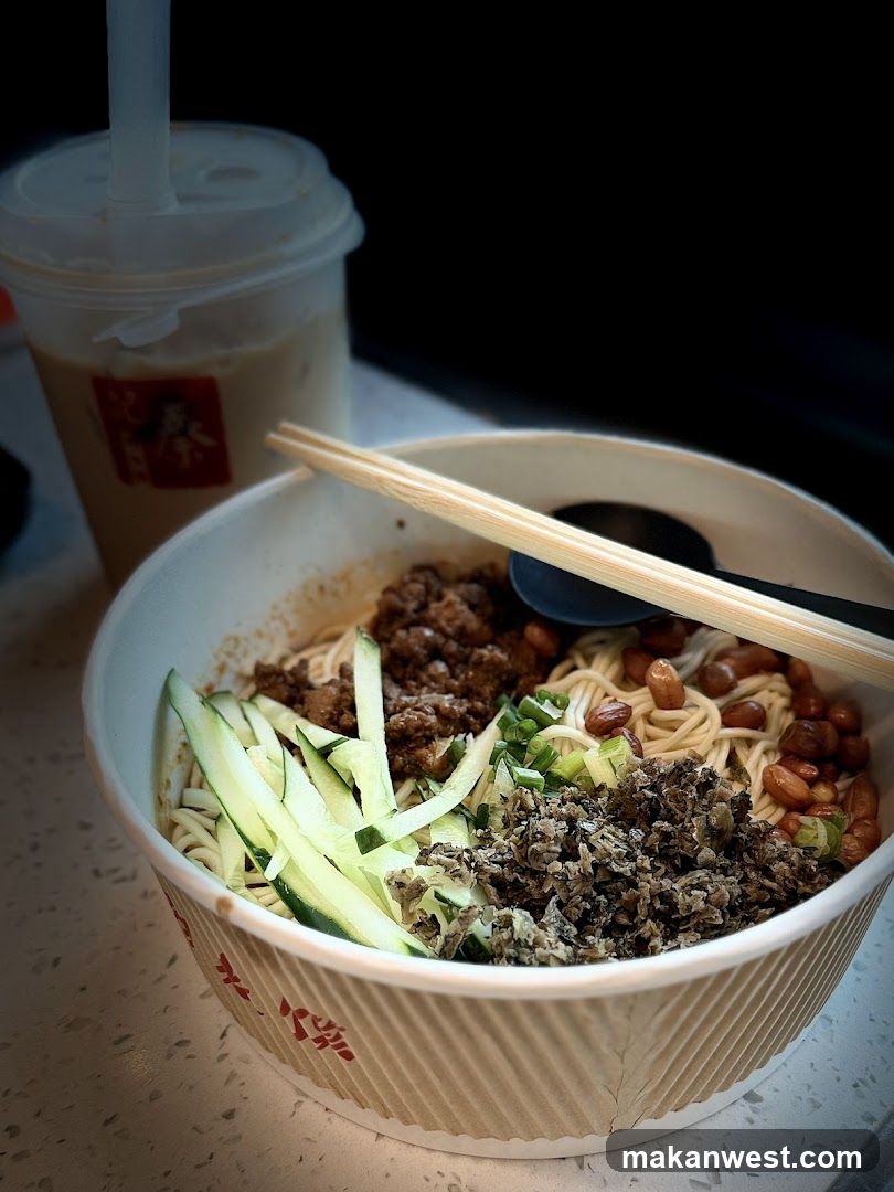 Bowl of Noodles with Toppings