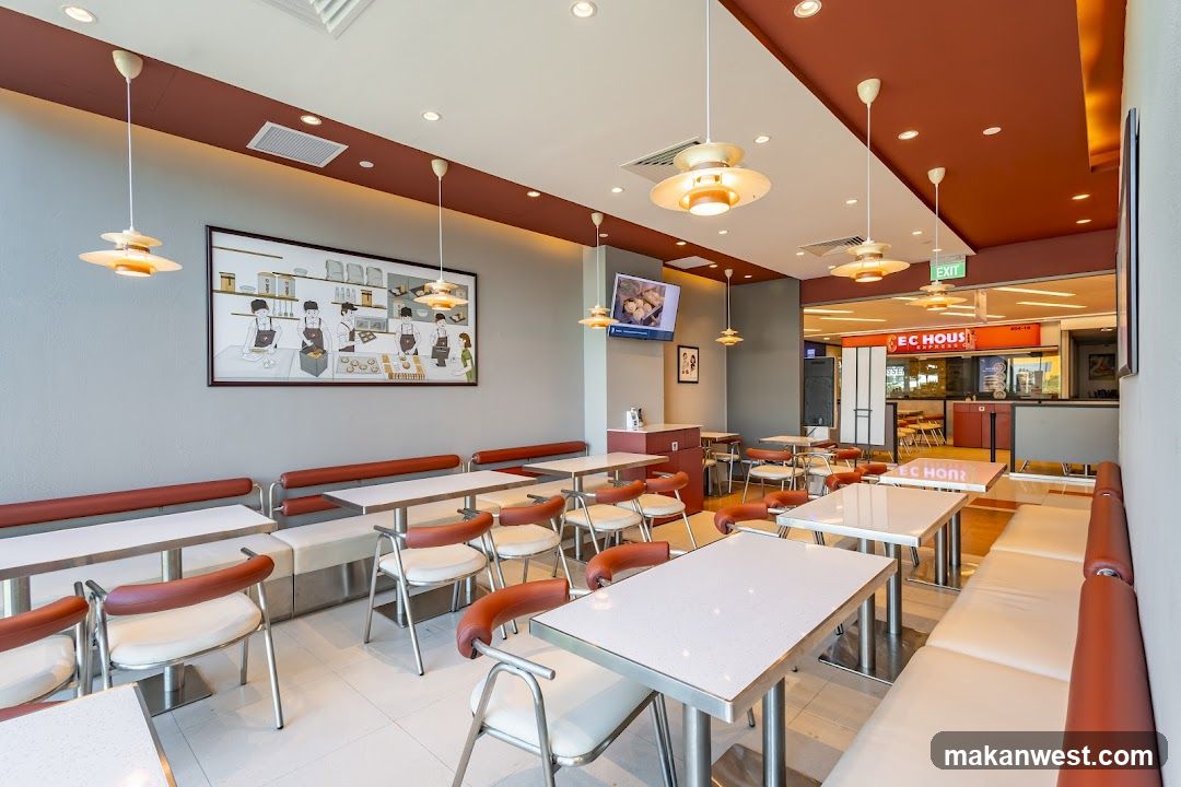 Restaurant Interior with Seating and Decor