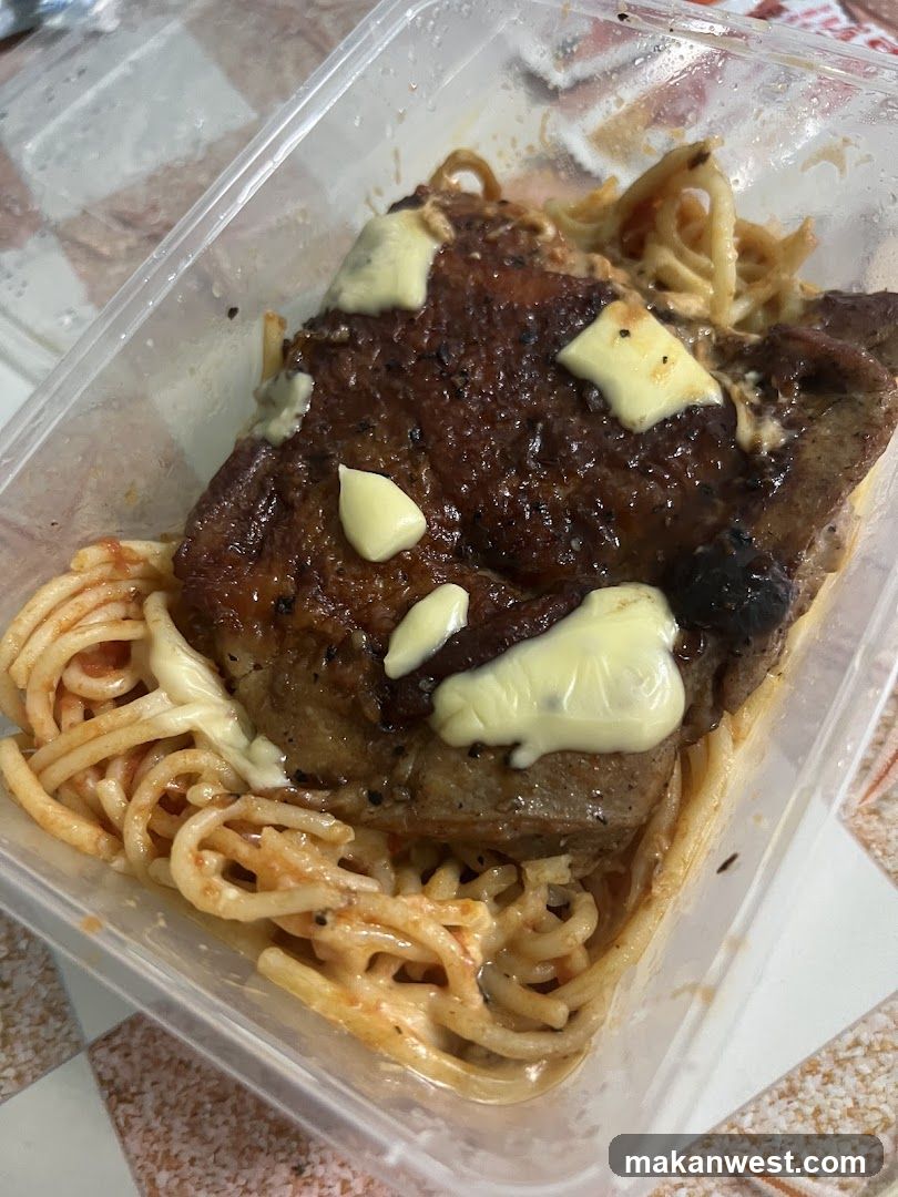 Steak and Pasta Meal