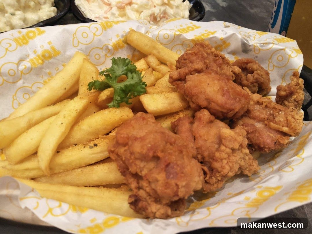 Fried Chicken and Fries