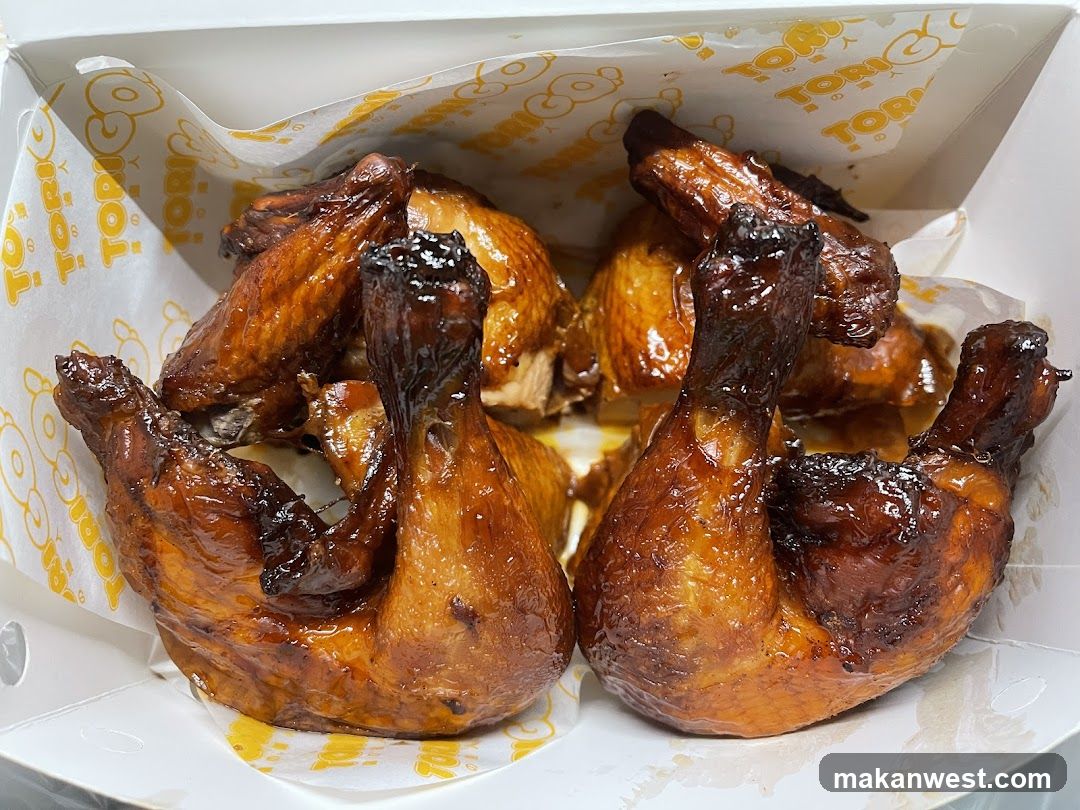 Roasted Chicken in Takeout Box