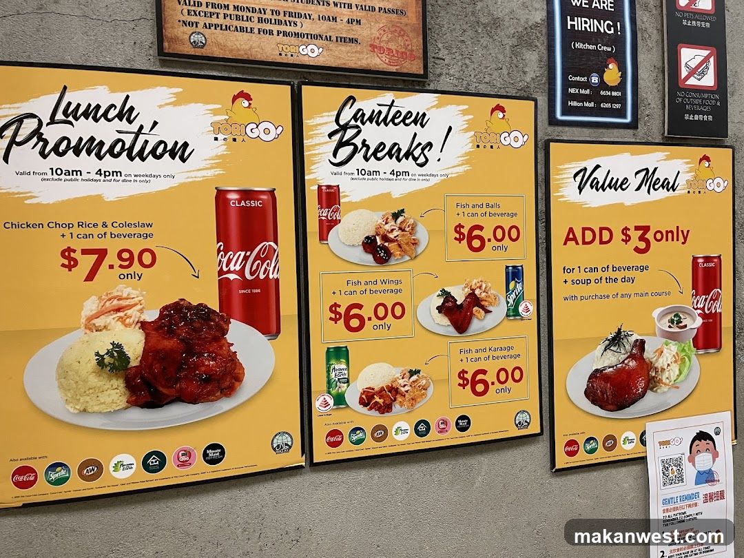 Lunch Promotion Menu Board