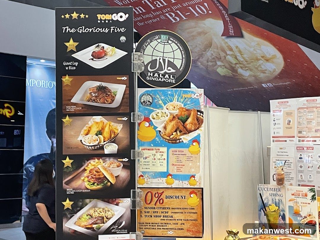 Food Menu Display and Signage