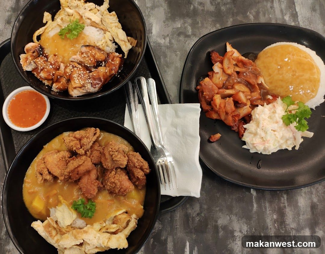 Food Spread on Table