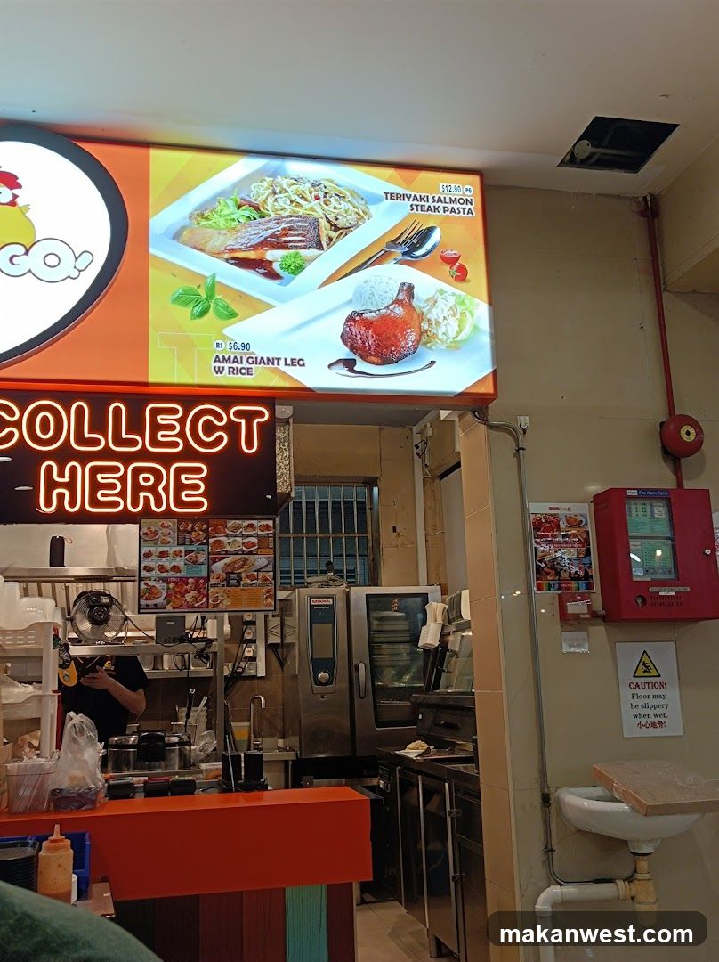 Food Stall Interior View