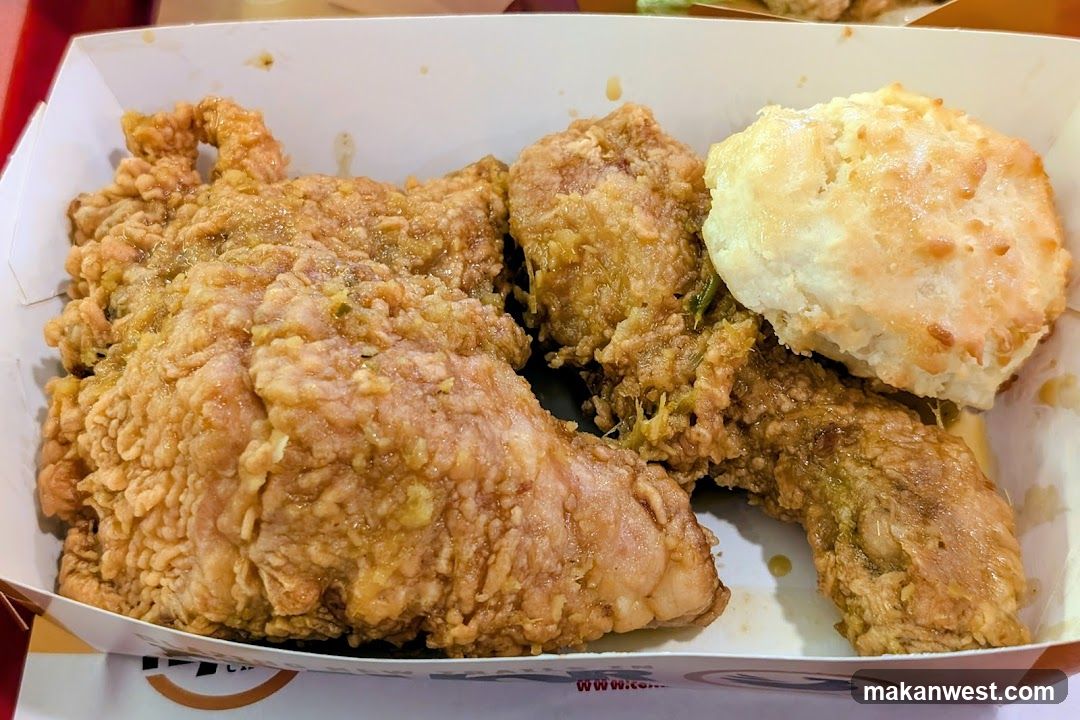 Fried Chicken and Biscuit Meal