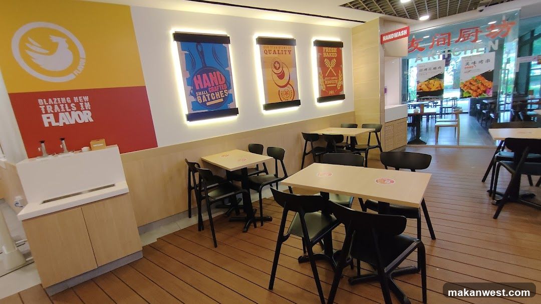 Restaurant Interior with Decorative Posters